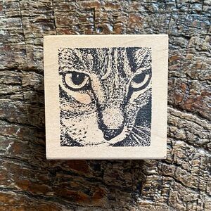 🐈‍⬛Vintage🐈‍⬛Cat Face Stamp